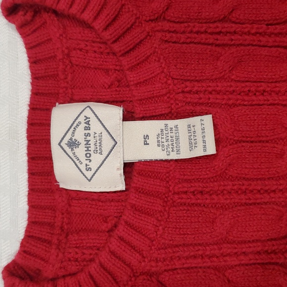 St john"s Bay lot Cable Knit Sweaters - Red and Blue - Picture 6 of 8